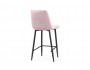 Седа велюр розовый / черный Барный стул Металл Розовый 102х57, артикул 10264279 фото 2