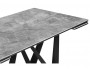 Марвин 160(220)х90х76 серый глняец / черный Керамический стол Серый, Серый Металл 160х76х90 , артикул 10285598 фото 5