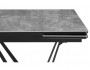 Марвин 160(220)х90х76 серый глняец / черный Керамический стол Серый, Серый Металл 160х76х90 , артикул 10285598 фото 8