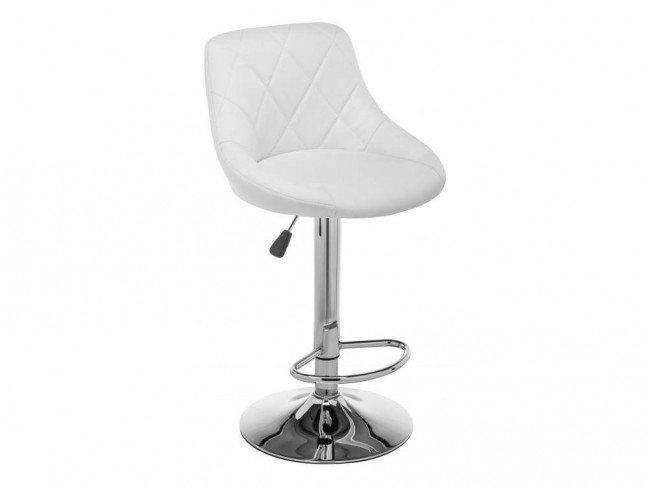 Curt белый Барный стул Хромированный металл Белый 45х84х50, артикул 10264345