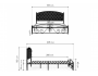 Борнео 180х200 черная Кровать Черный , артикул 10381584 фото 4